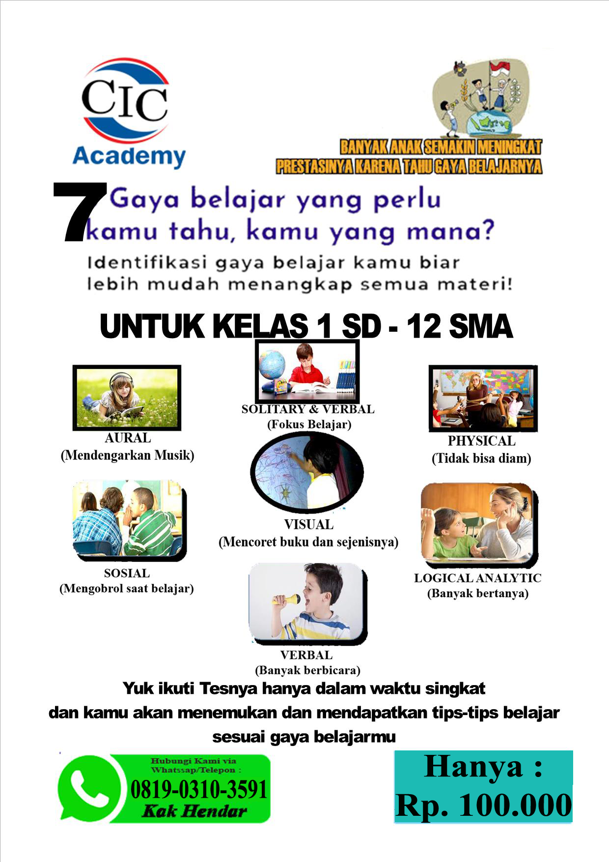 Tes Gaya Belajar